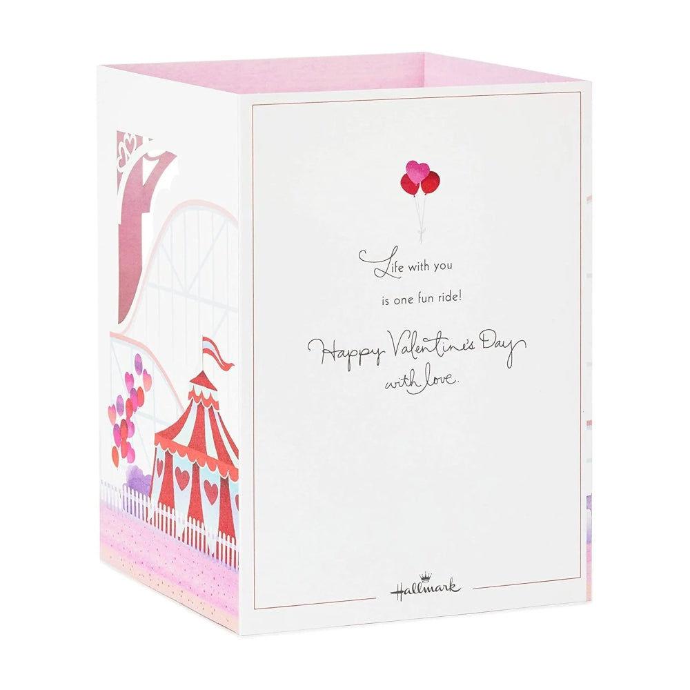 Life With You Is One Fun Ride 3D Pop Up Valentine's Day Card