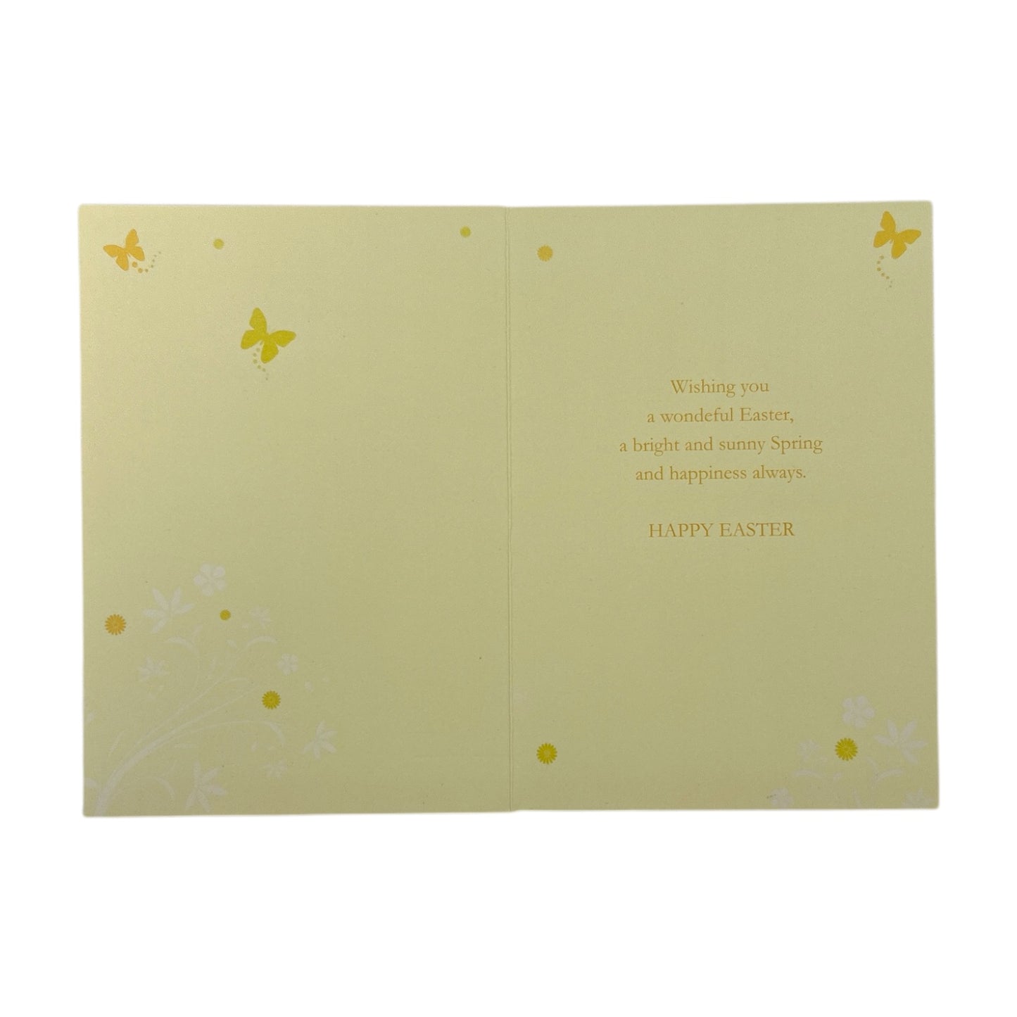 Special Friend Spring Daffodils and Butterflies Design Easter Card
