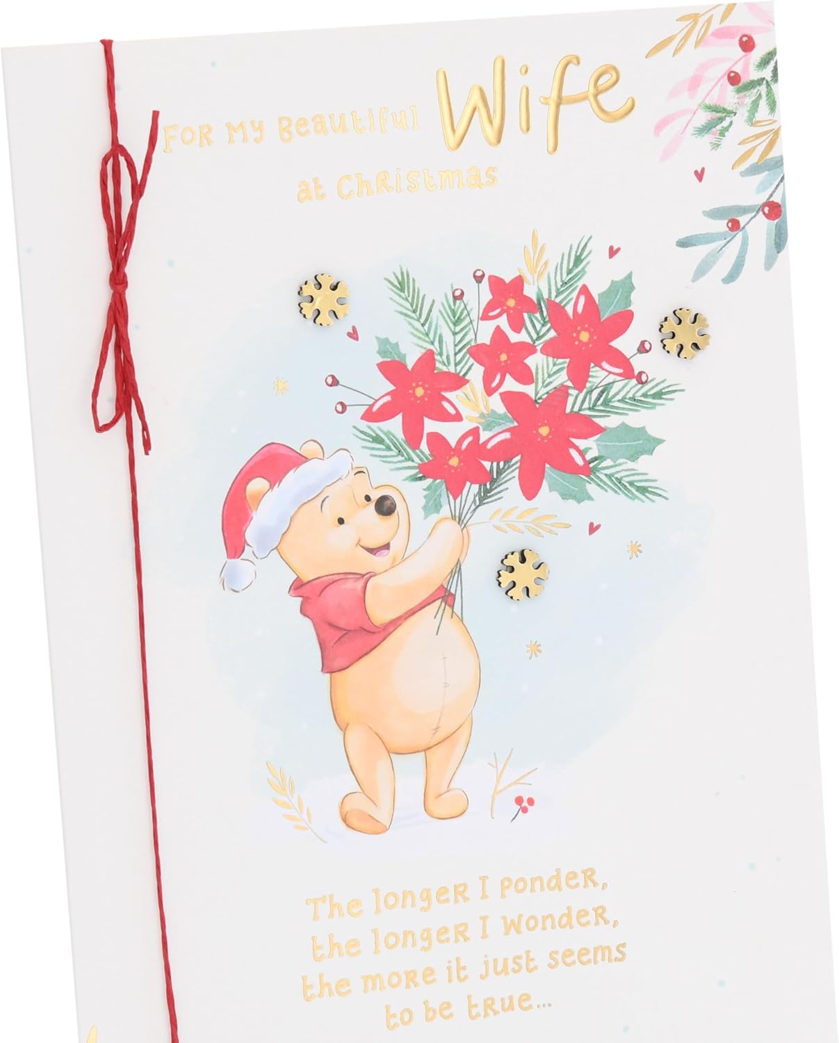 Winnie The Pooh Wife Christmas Card