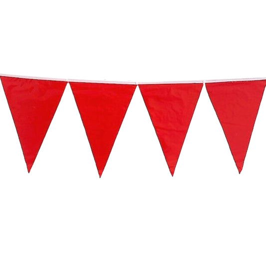 Orange Bunting 10m with 20 Pennants