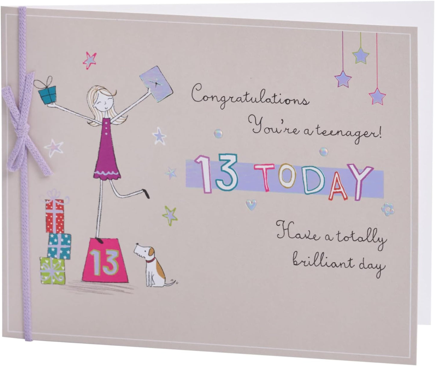 Sweet Design 13th Birthday Card