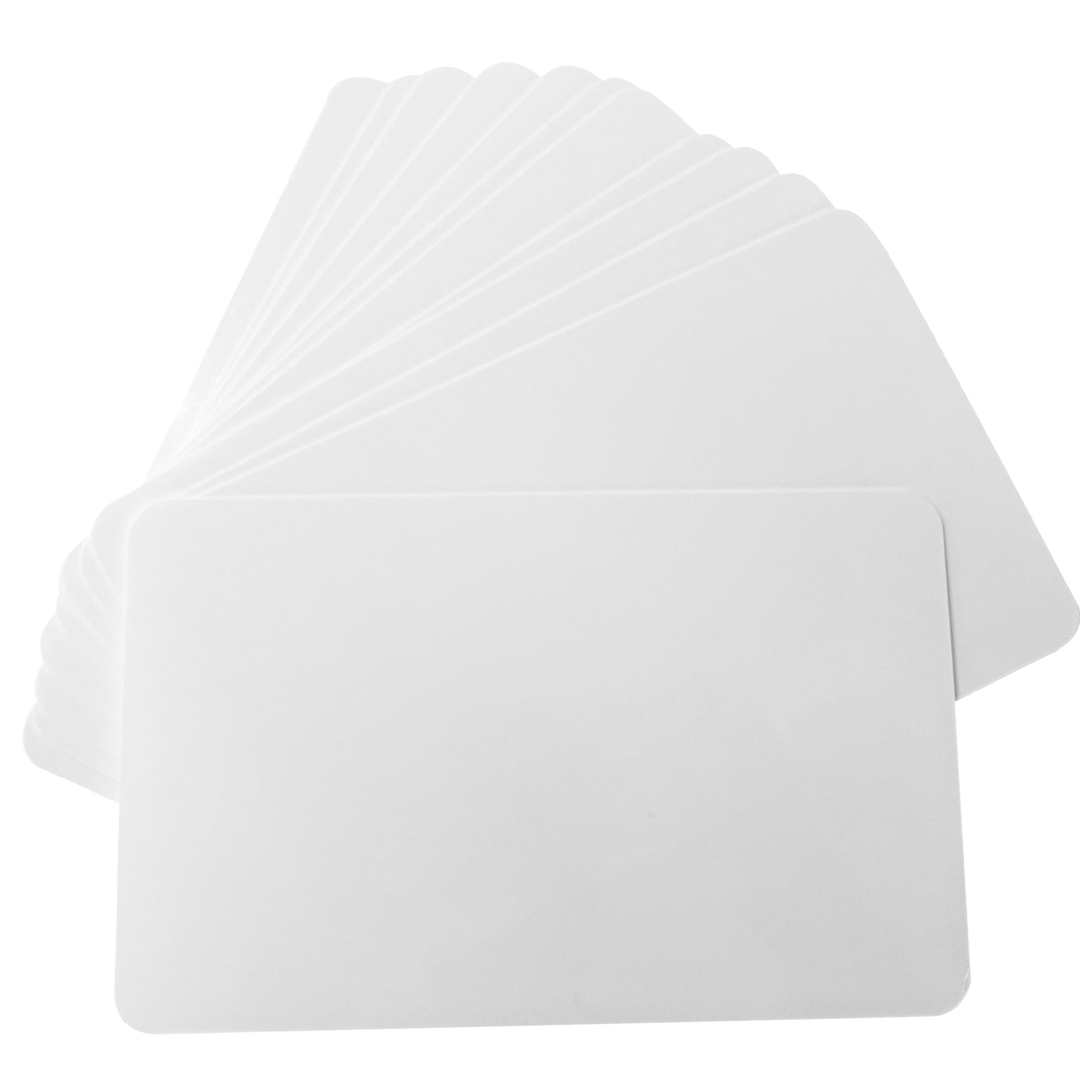 Pack of 72 8x5" Size Dry Wipe Whiteboards - Presentation Card Size