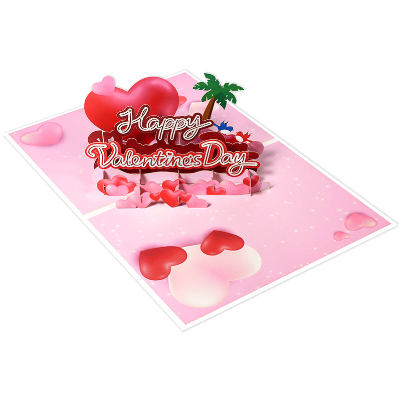 Love Island 3D Pop Up Valentine’s Day Card