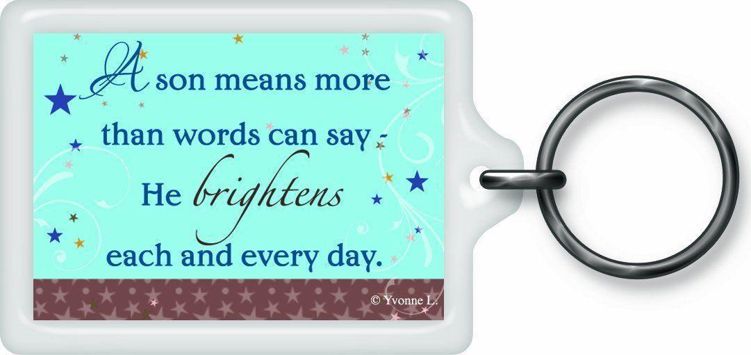 World's Best Son Sentimental Keyring - Birthday Christmas Gift