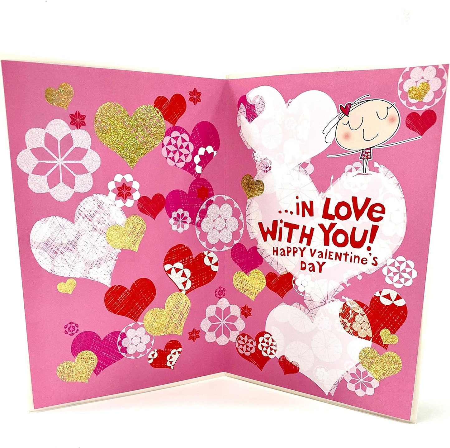 To My Wonderful Wife Valentine's Day Card with Badge