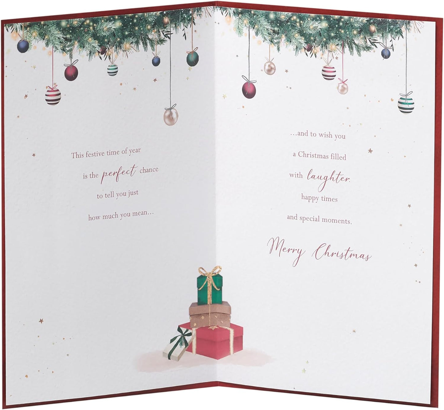 Friends Christmas Card Stunning Tree Design