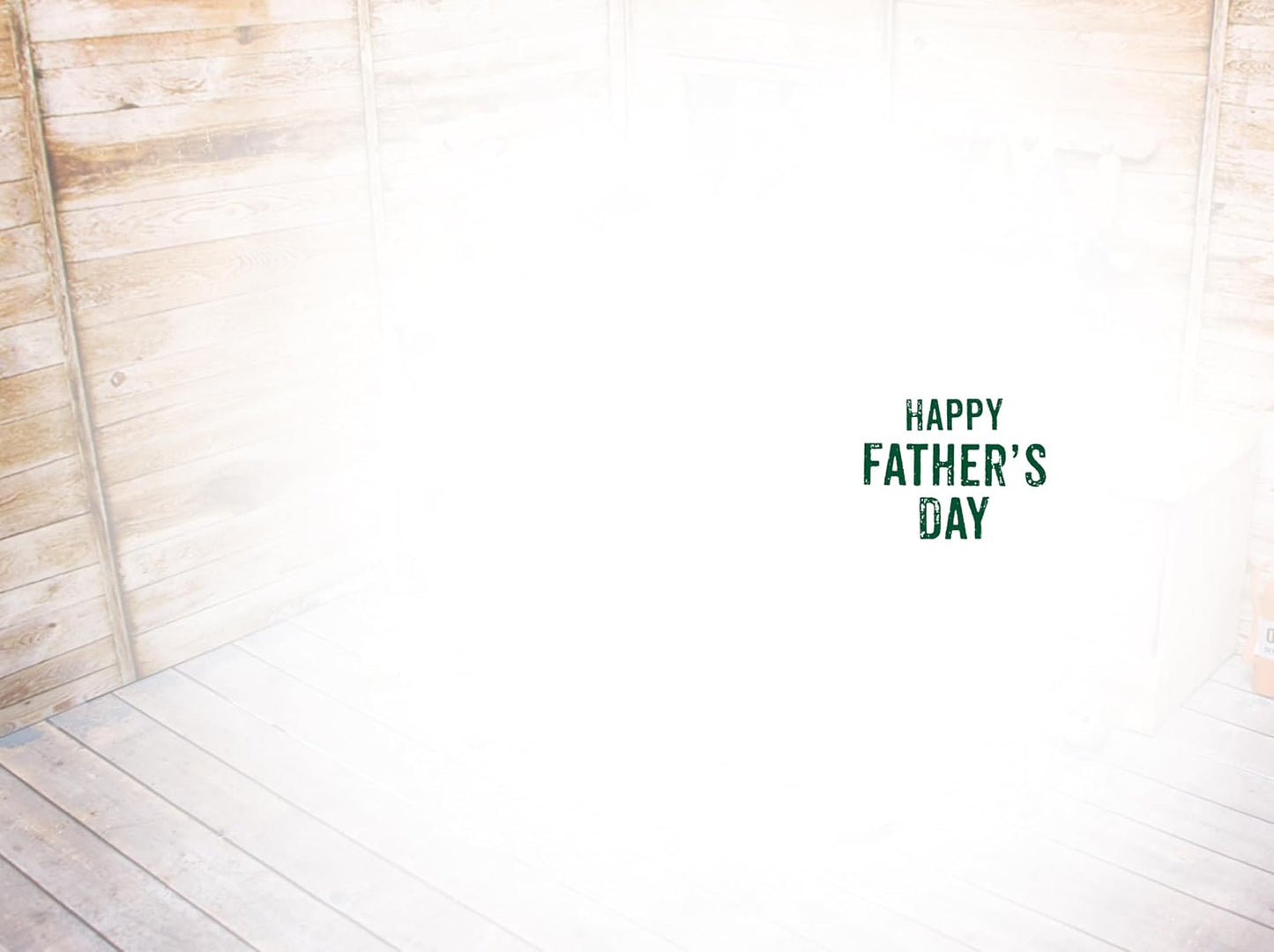 Carrot In Shed Funny Father's Day Card