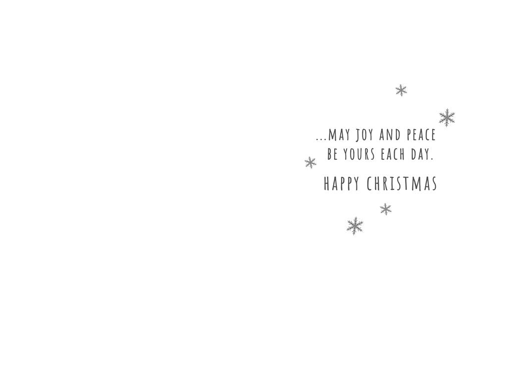 A Blessing Just To Say Religious Christmas Card