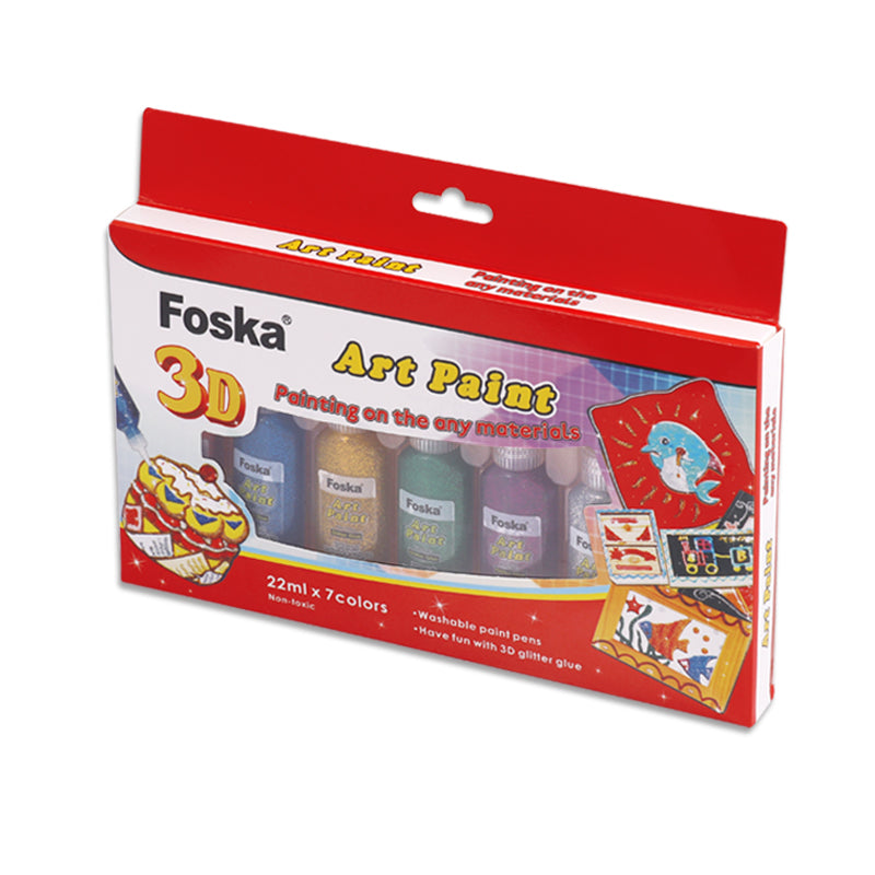 Pack of 21 22ml 3D Glitter Glue