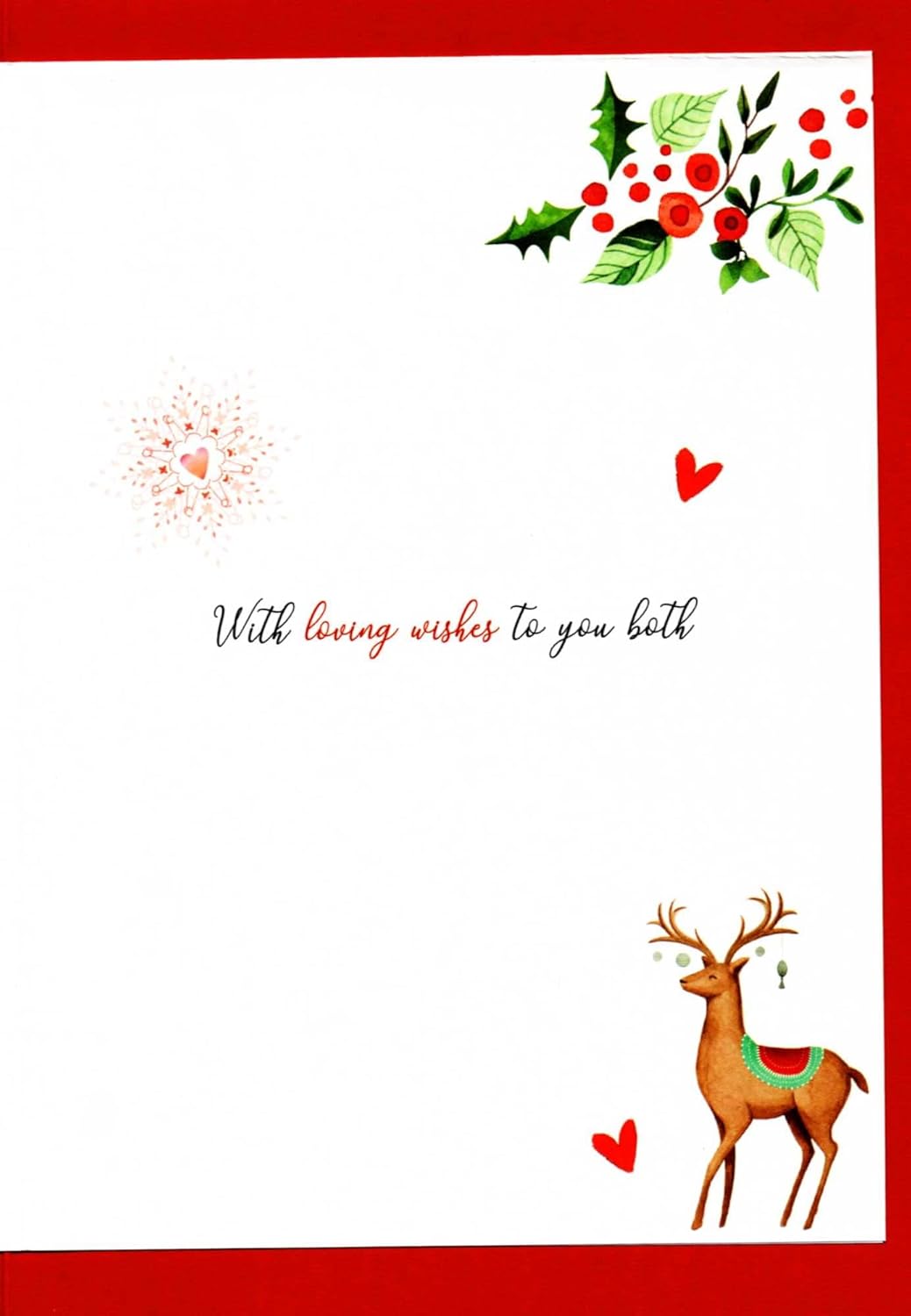 Embellished Magnifique Brother & Sister-In-Law Large Christmas Card