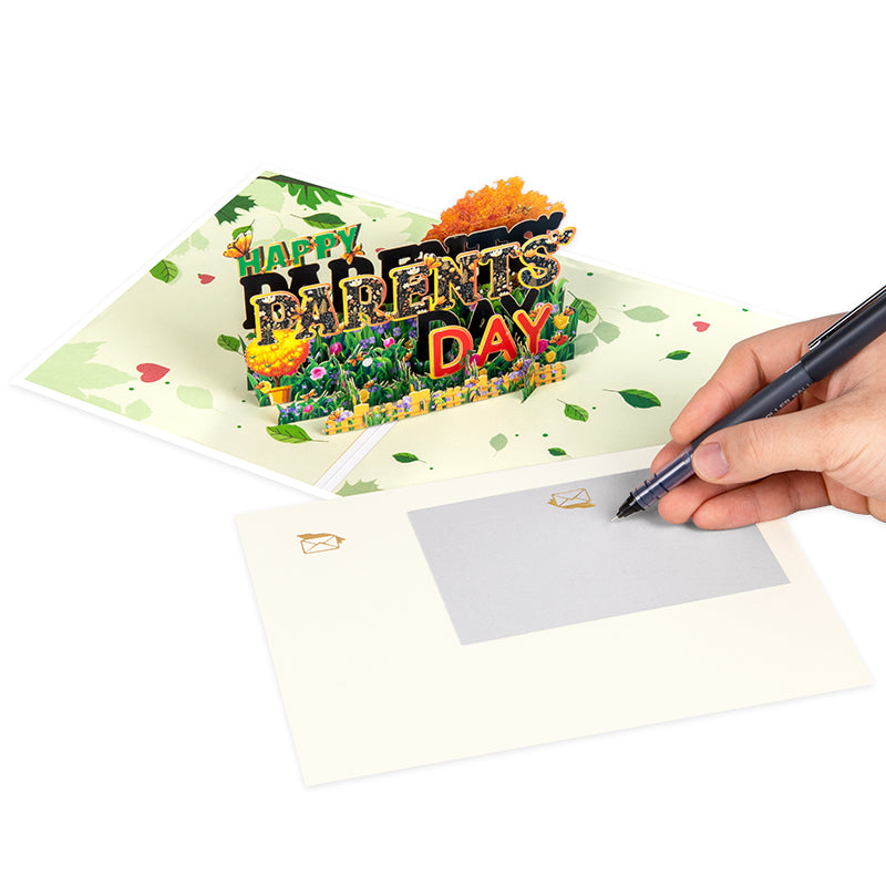 Bloom & Gratitude 3D Pop Up Parents Day Card