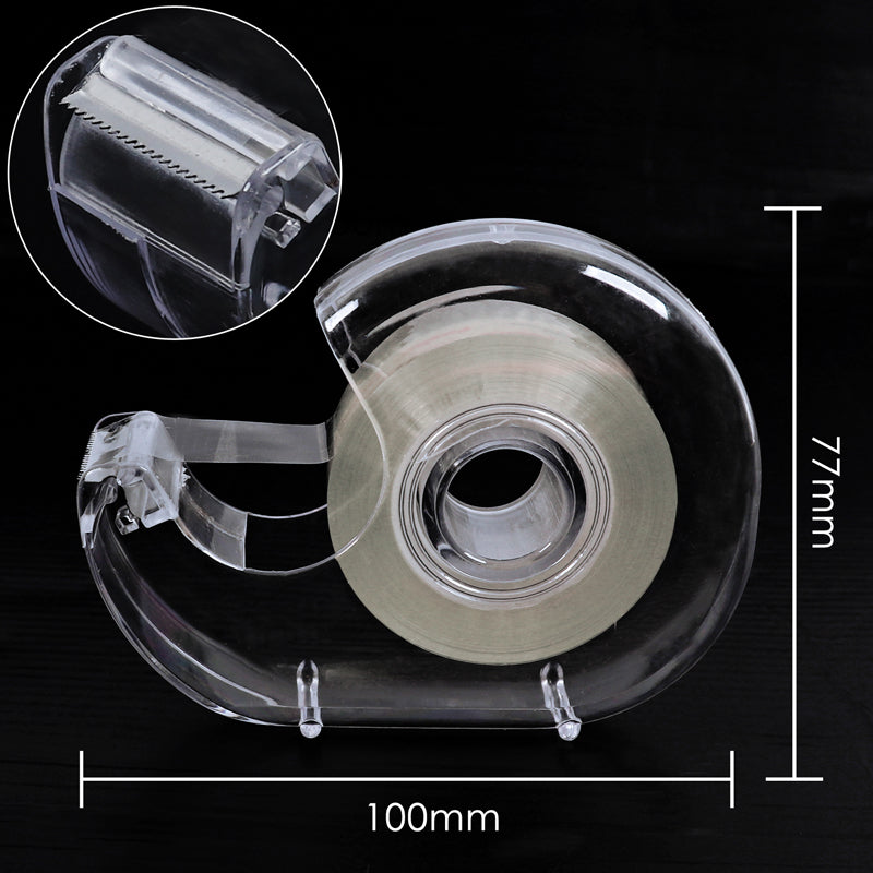 Pack of 6 Clear Transparent Tape with Dispenser 18mm x 33m