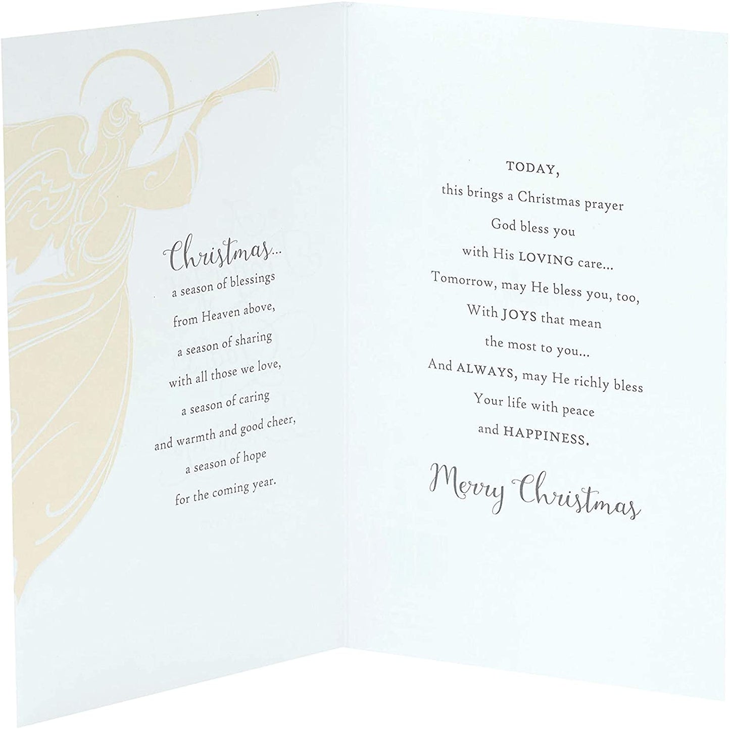 Christmas Prayer Traditional Religious Card Xmas Card