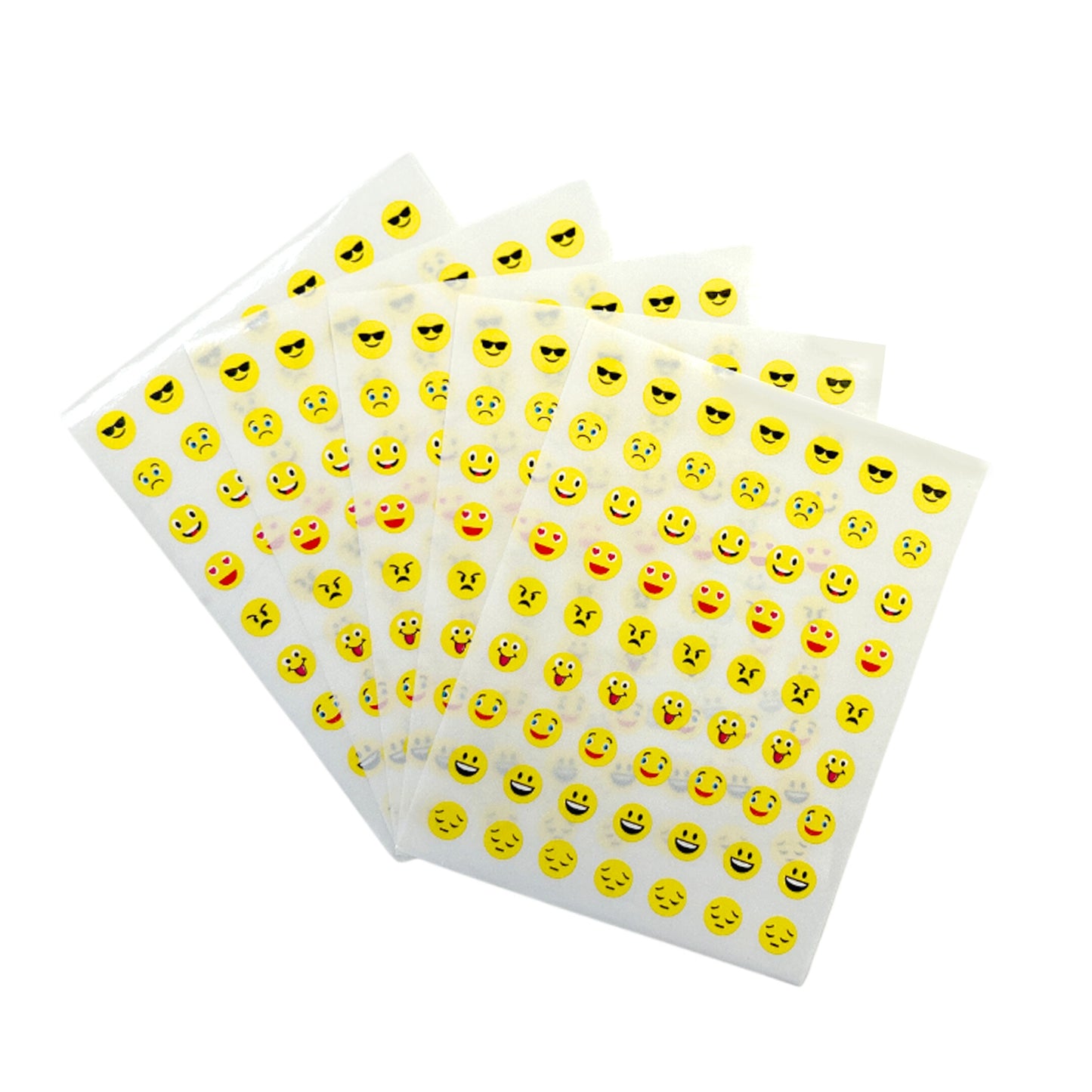 Pack of 315 Smile Face 8mm Self Adhesive Labels