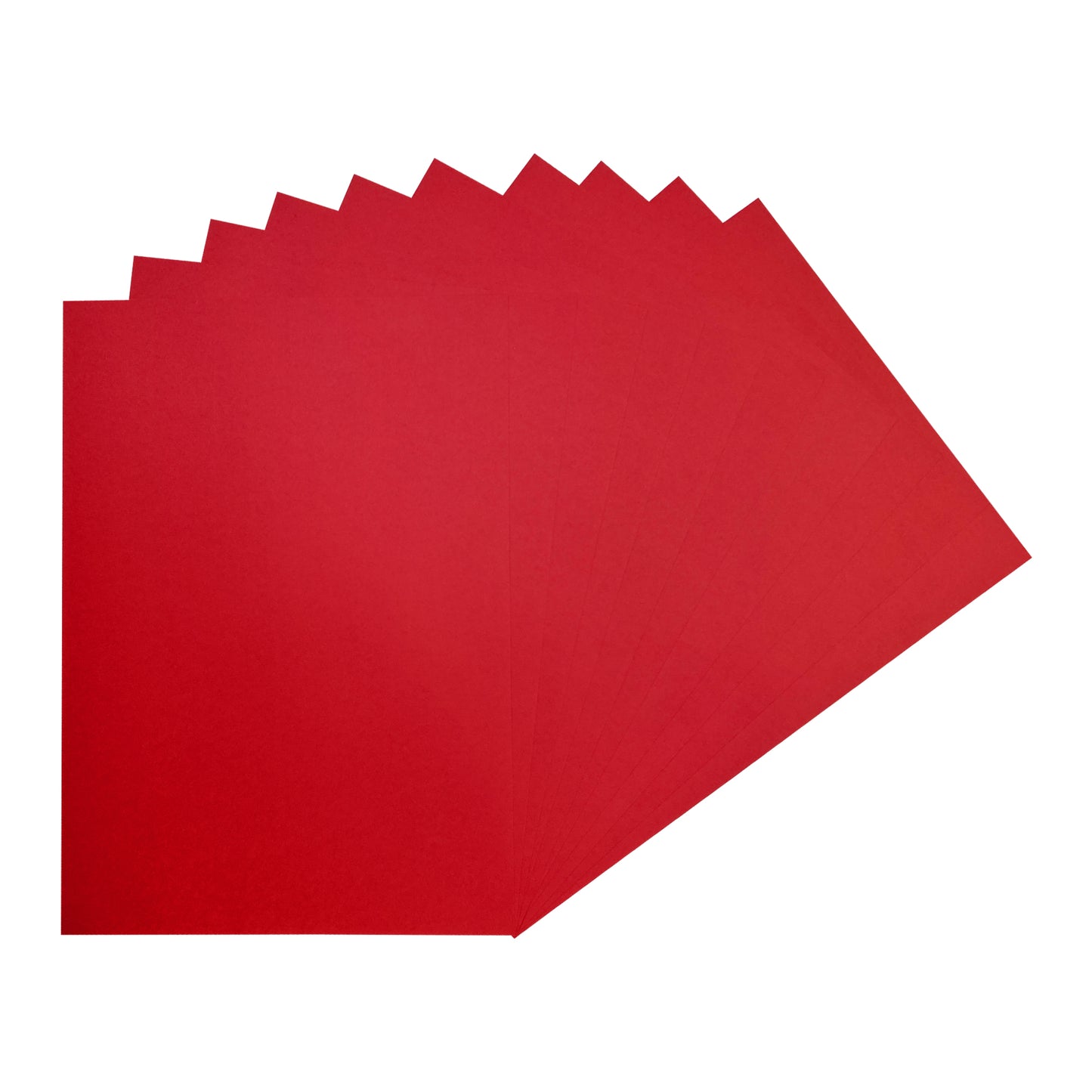 Pack of 250 A4 Red Coloured Card 160gsm Sheets