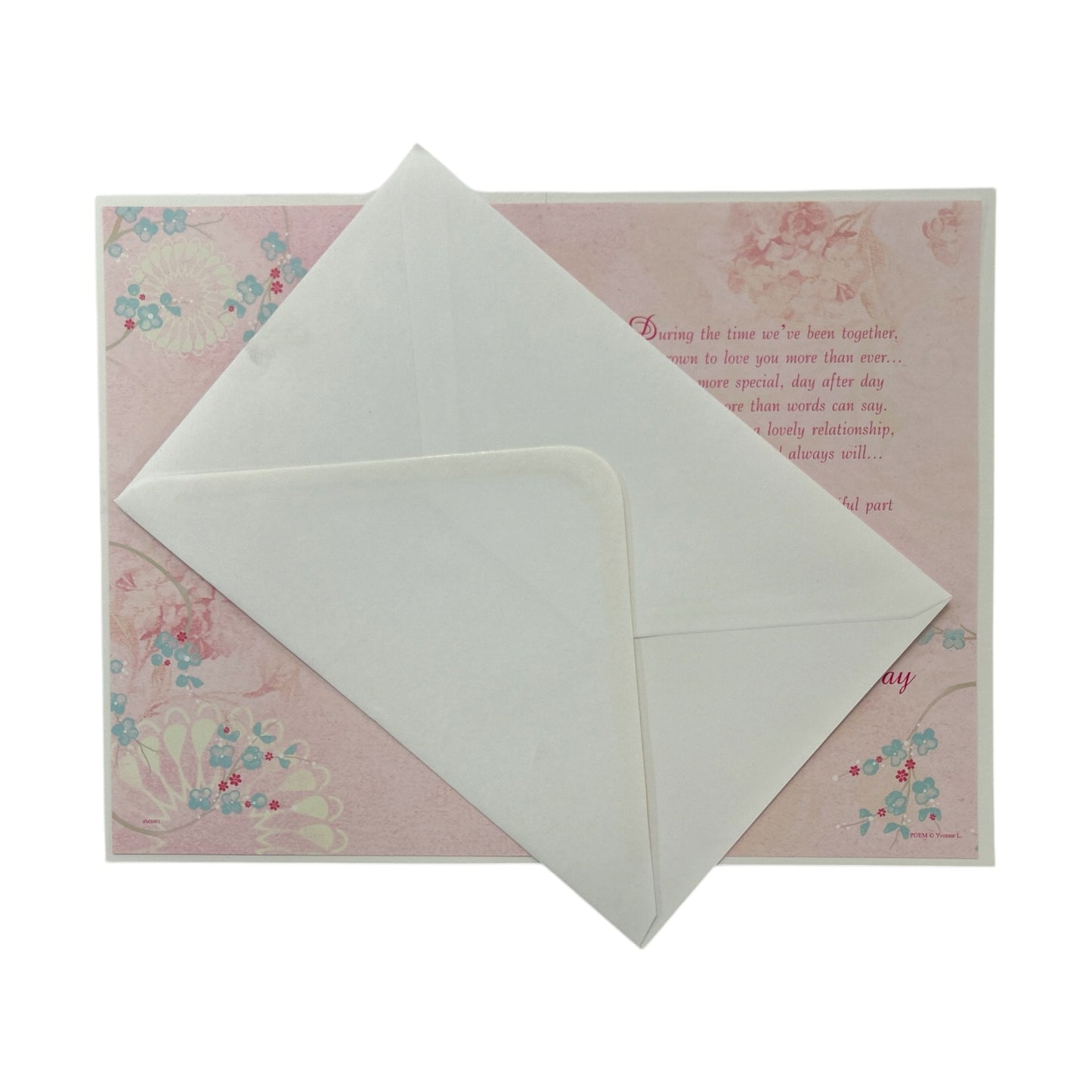 Woman In My Life Pastel Colored Floral design Mother's Day Card