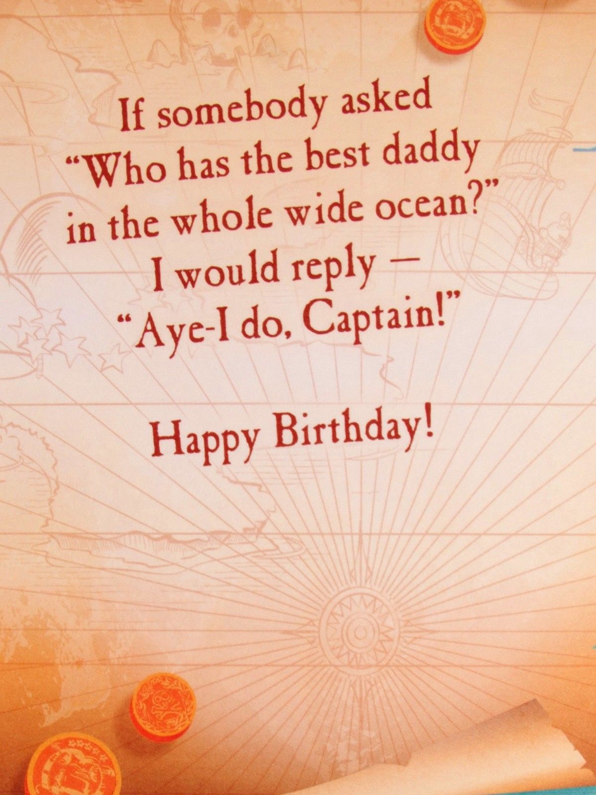 Jake and the Never Land Pirates Dad Birthday Card