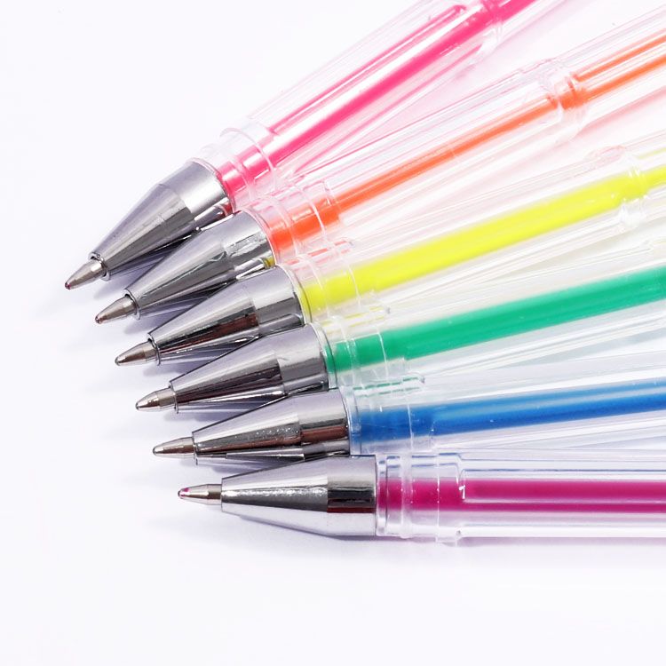 Pack of 6 Vibrant Neon Colours Gel Pens