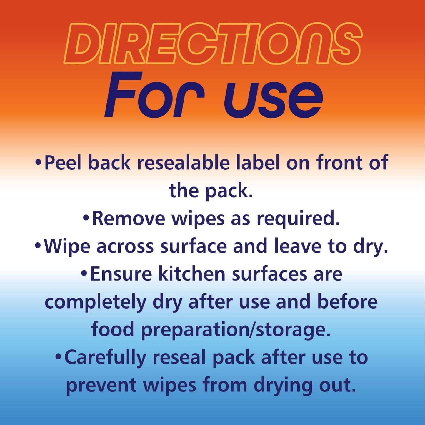 Pack of 150 Duzzit Biodegradable Multisurface Orange Burst Fragrance Wipes