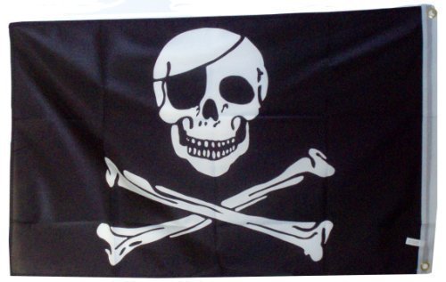 Jolly Roger Flag 5ft X 3ft