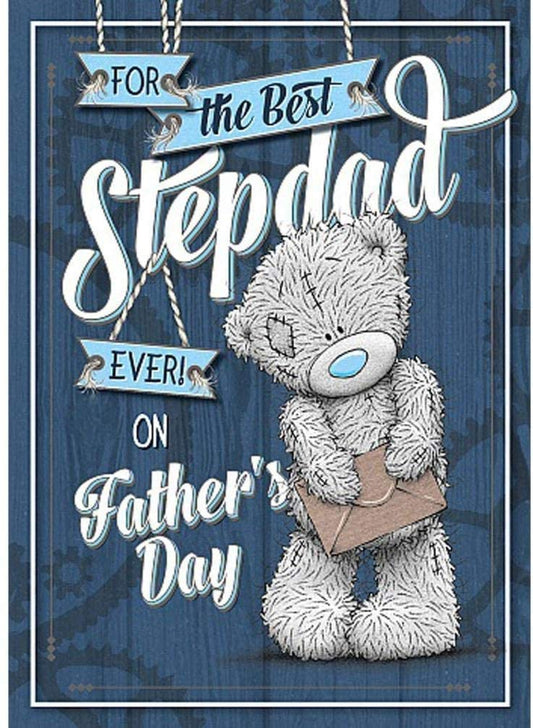 Me To You Bear Best Stepdad Fathers Day Card 