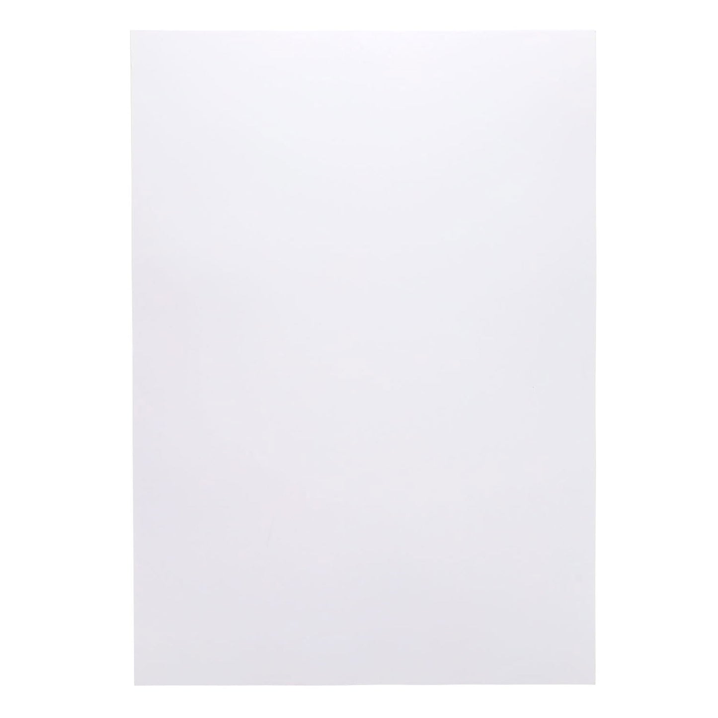 Pack of 50 A4 160gsm White Card Sheets by Premier Activity
