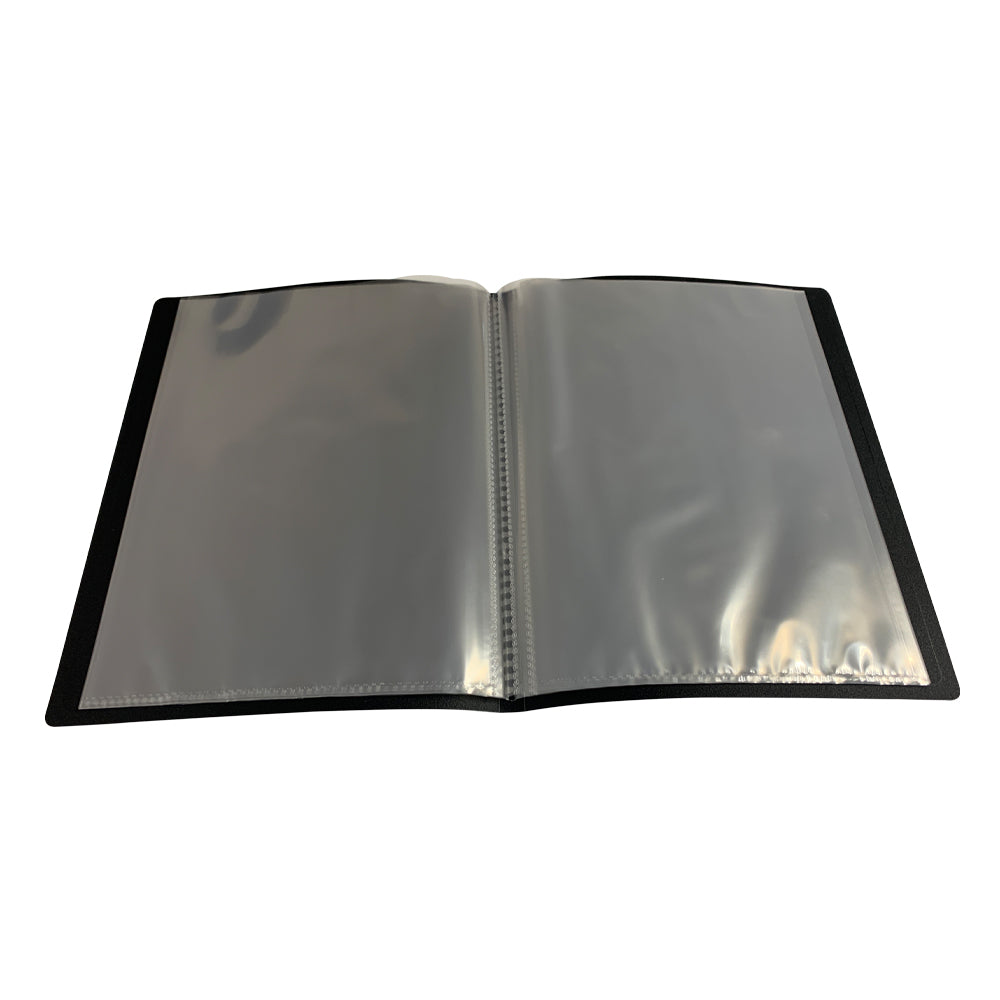 100 x A5 Black Flexible Cover 10 Pocket Display Book