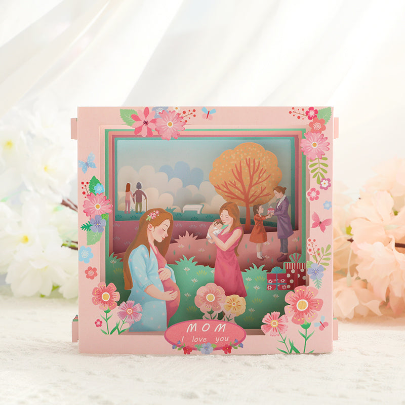 Moments of Motherhood 3D Pop Up Mother's Day Box Card