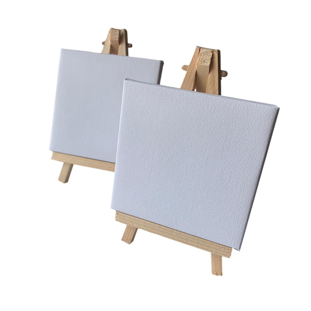 Pack of 12 Mini Easel and Canvas Sets