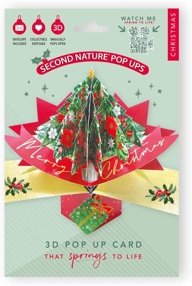 Xmas Tree 3D Pop Up Christmas Card