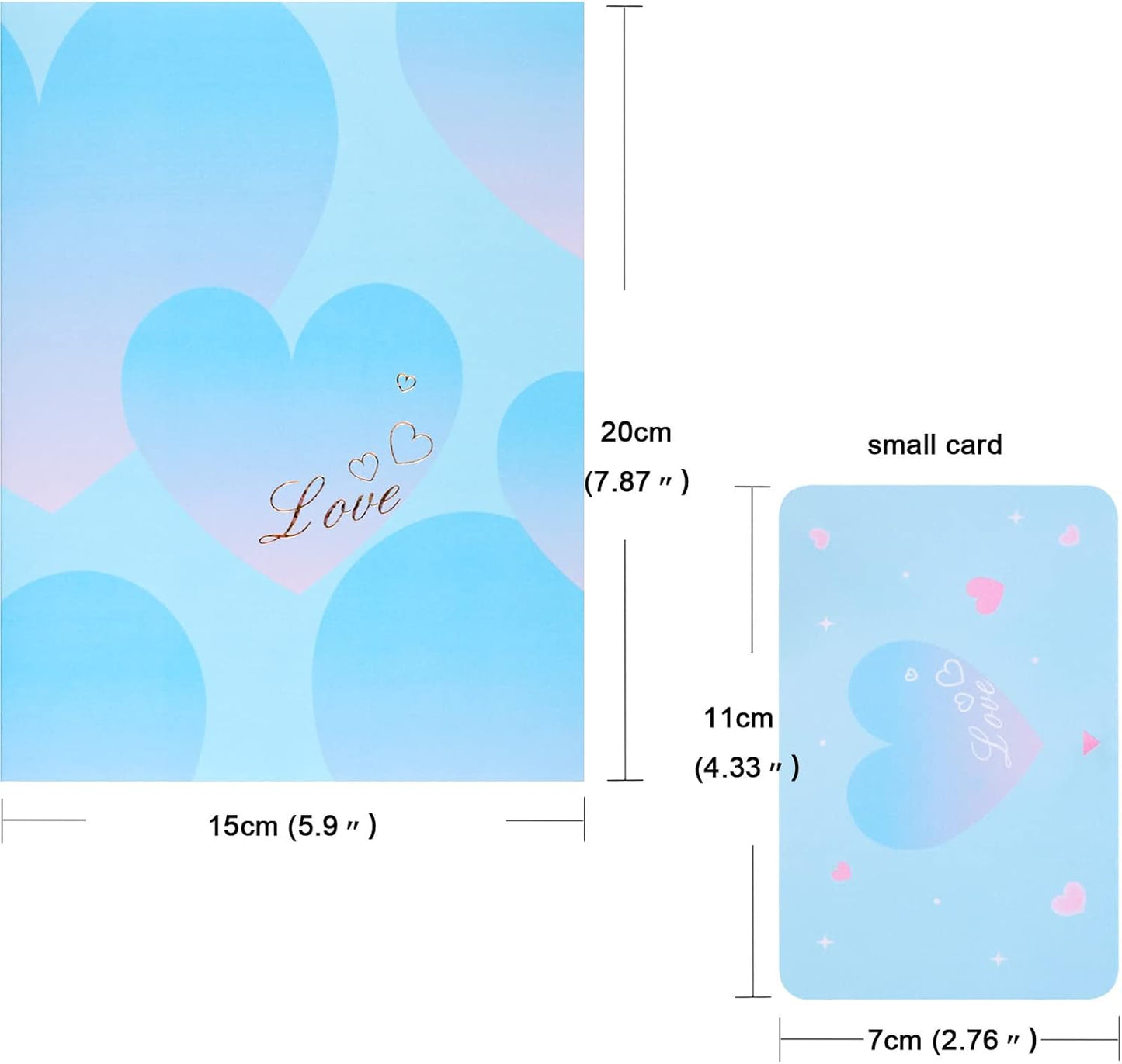 Elegant Love Roses & Hearts 3D Pop Up Valentine's Day Card
