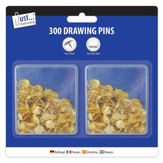 Just Stationery Drawing Pin (Pack of 300)