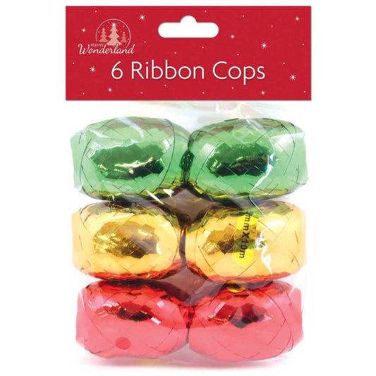 6 Ribbon Cops Classic Christmas