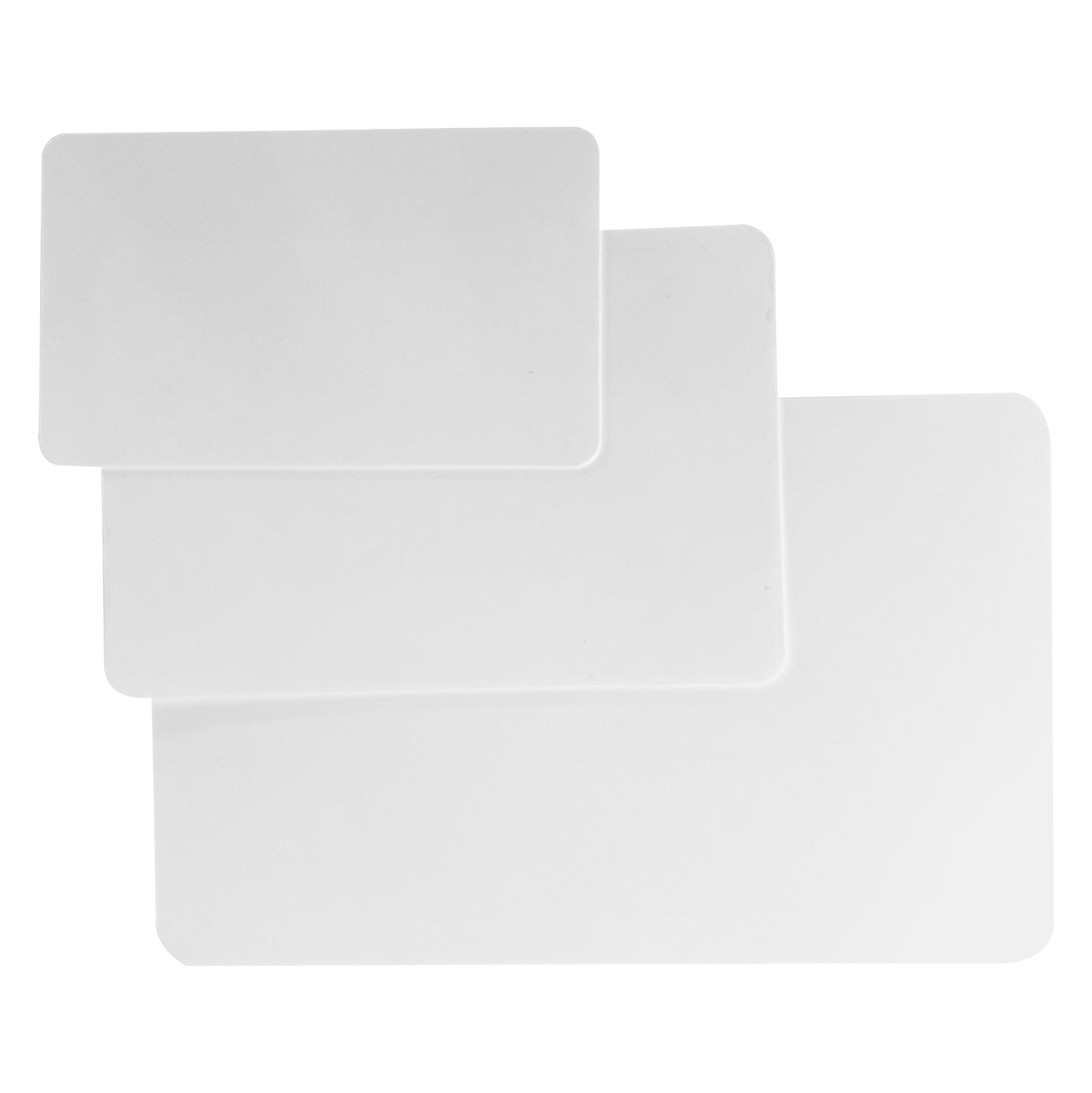 Pack of 72 8x5" Size Dry Wipe Whiteboards - Presentation Card Size