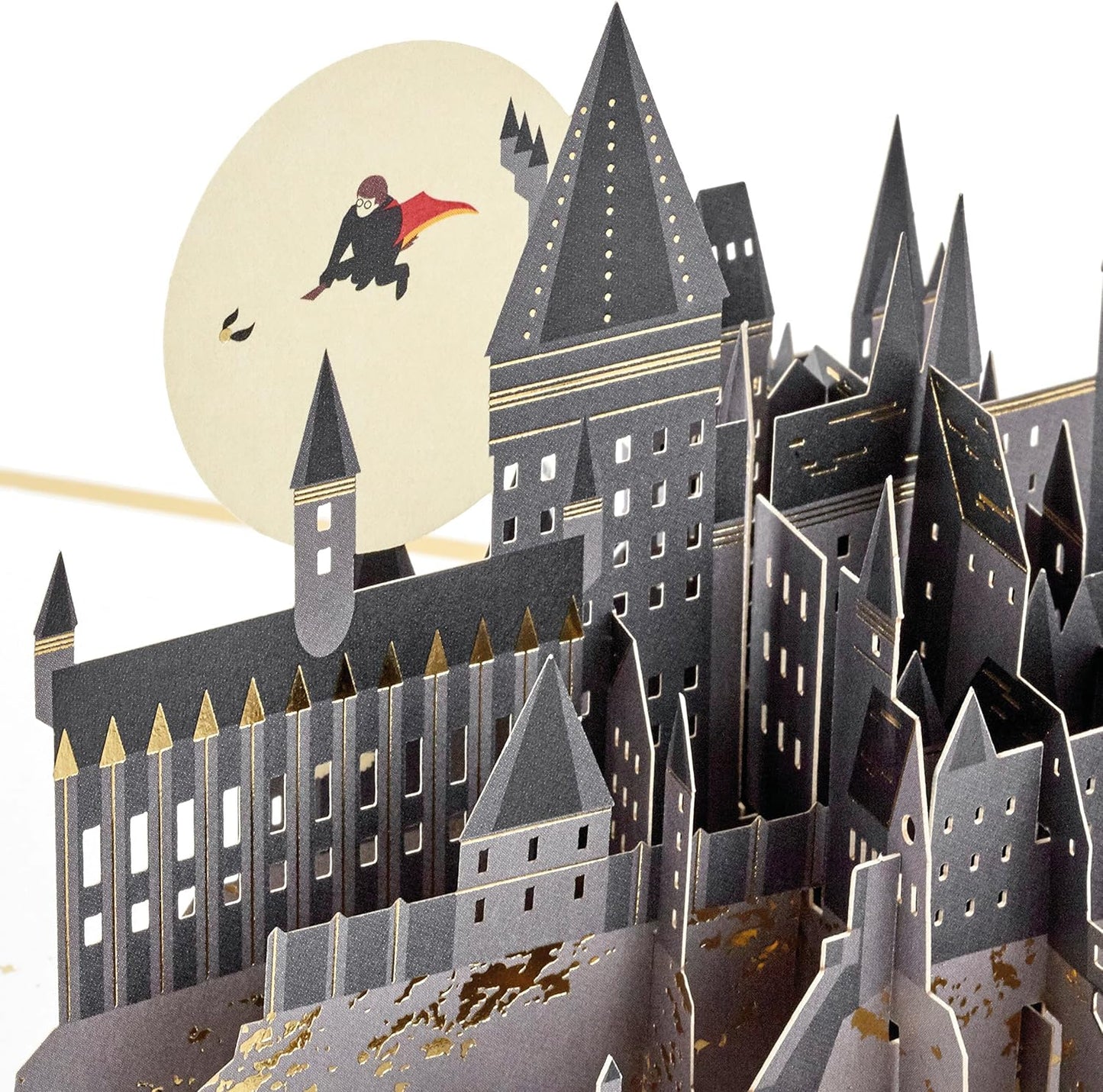 Harry Potter Golden Snitch Broom 3D Pop Up Card For Any Occasion Birthday Father's Day Christmas Card