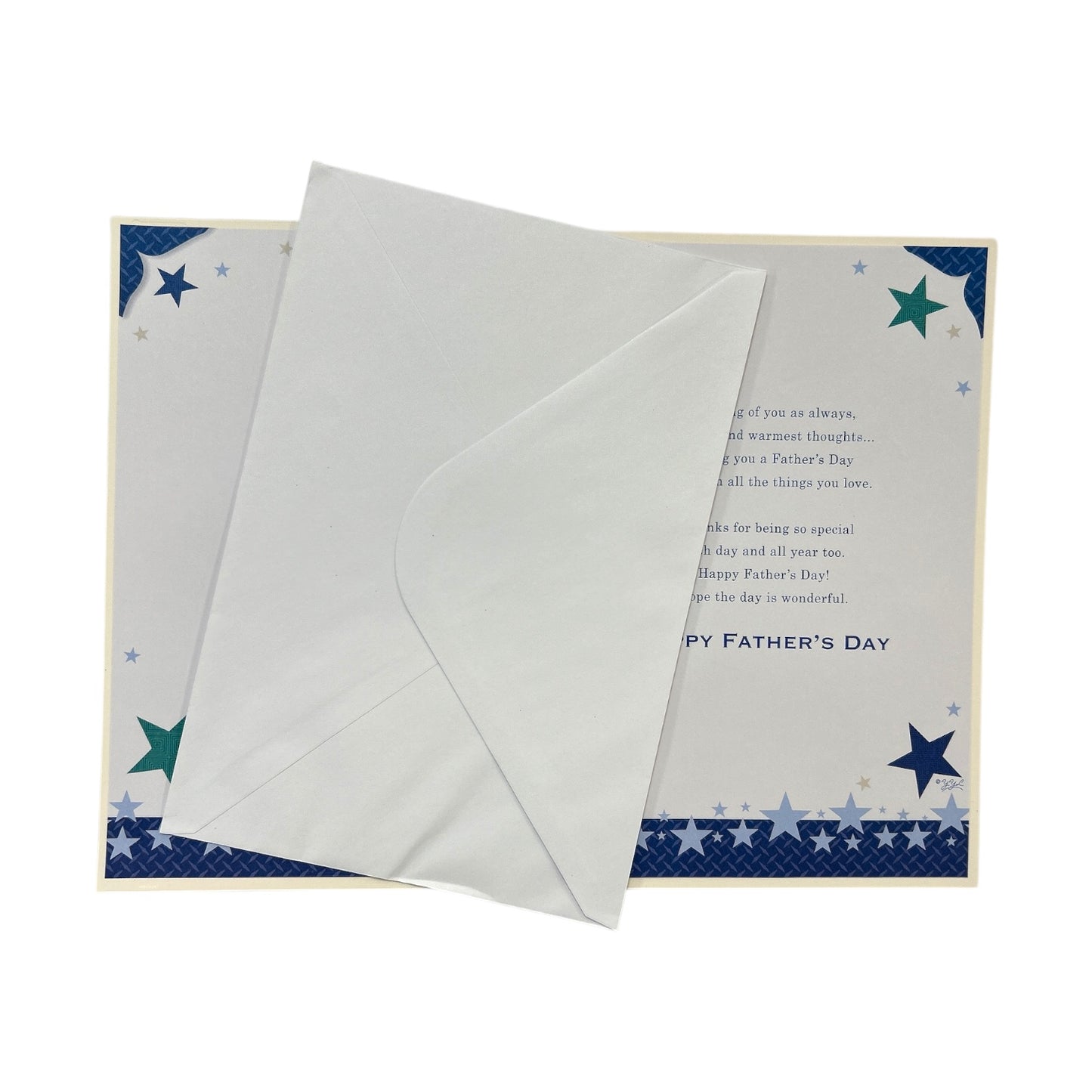 Beautiful Blue Car Design Father's Day Card