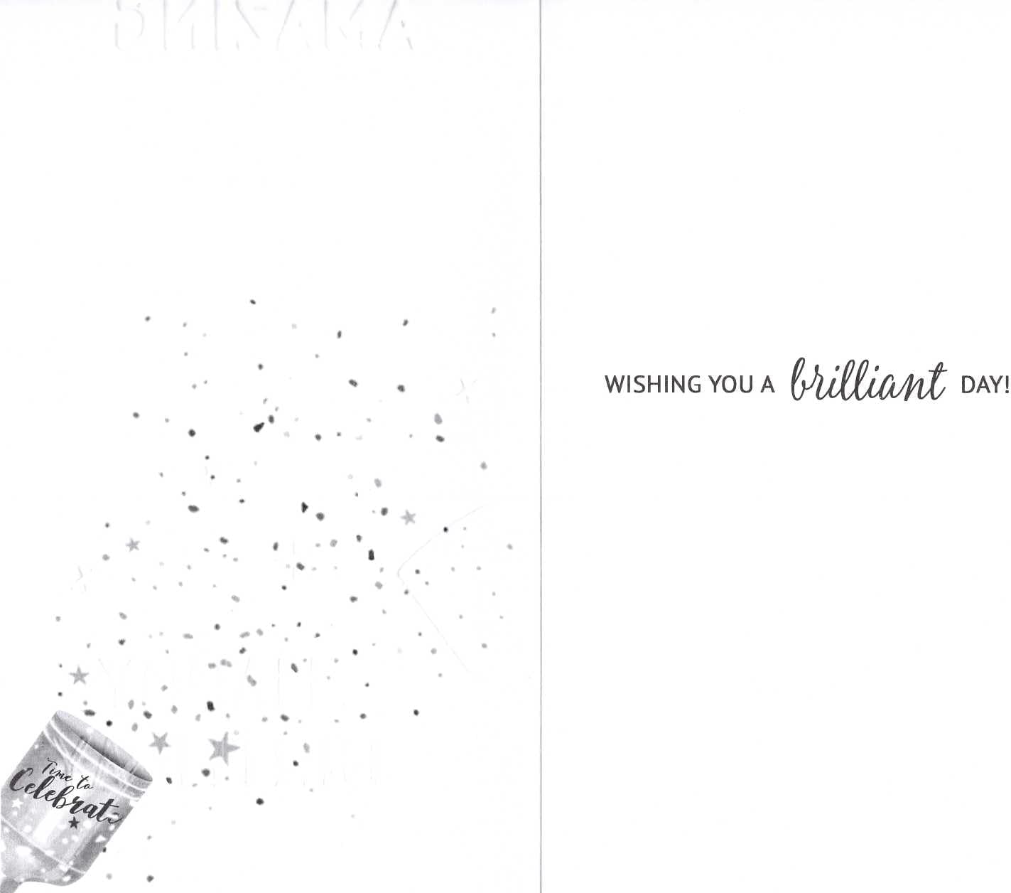 Embellished Balloons Champagne Amazing Brother-In-Law Birthday Greeting Card