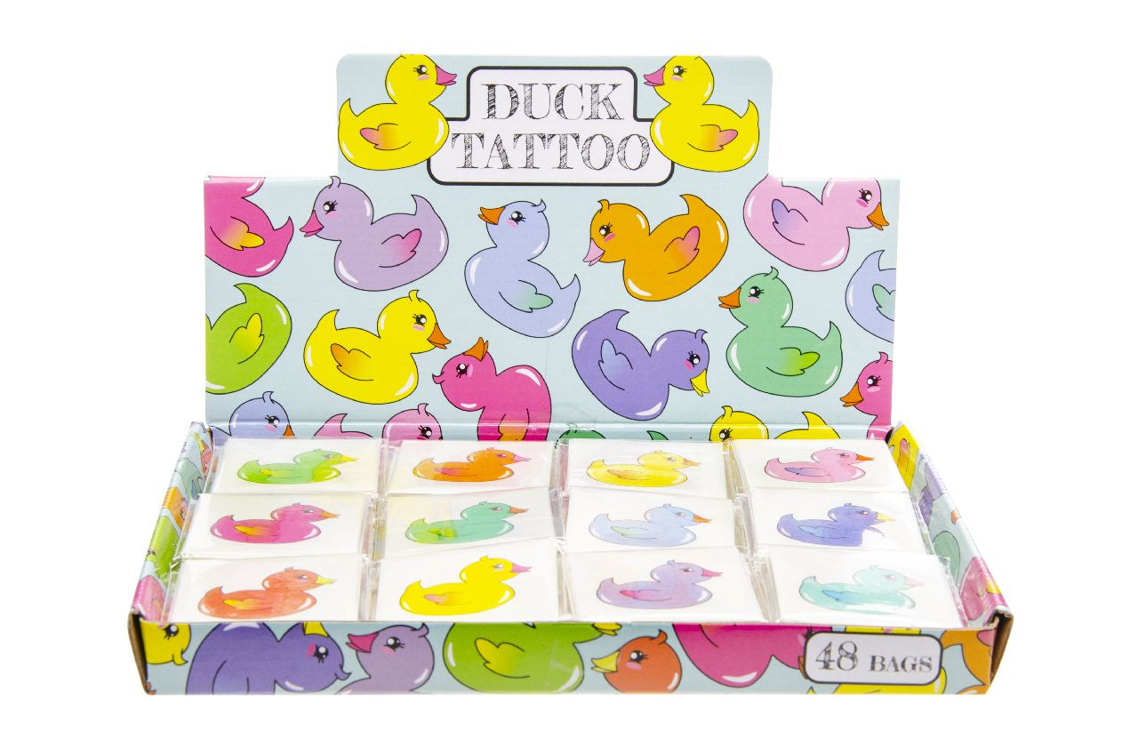 48 Pack of 12 Pieces Duckies Tattoos