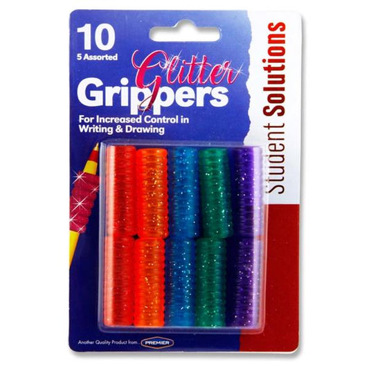 Pack of 10 Glitter Grippers by Student Solutions