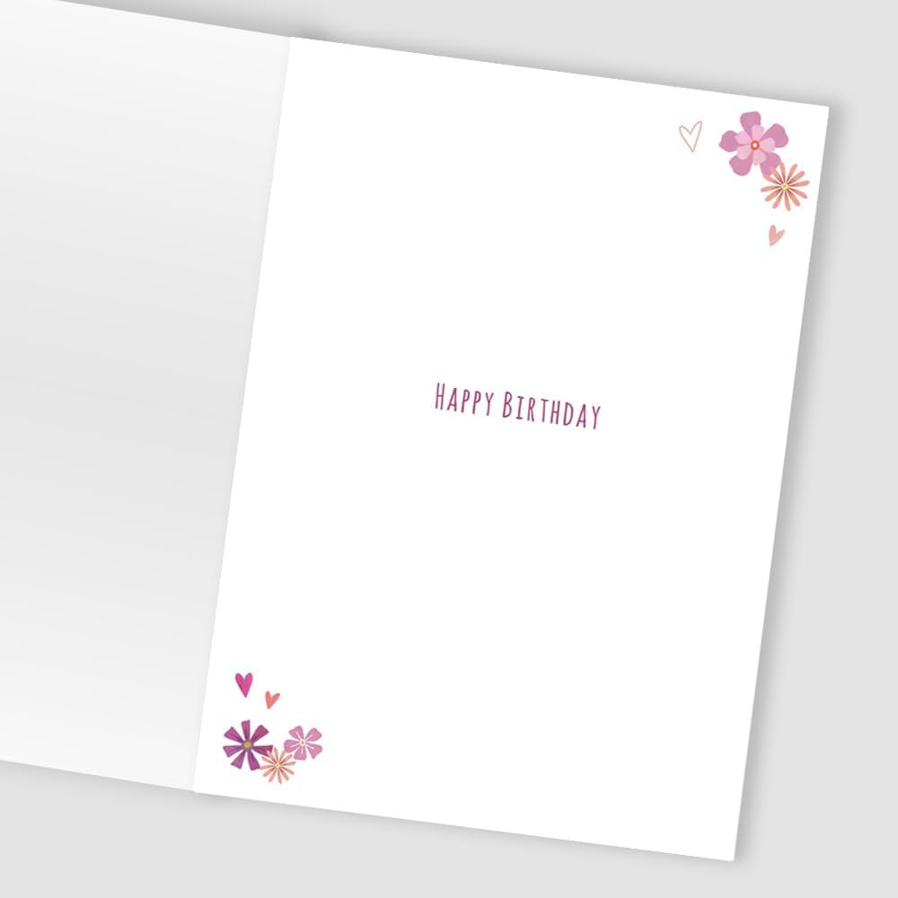 Contemporary Colourful Blooms! Special Friend Birthday Card