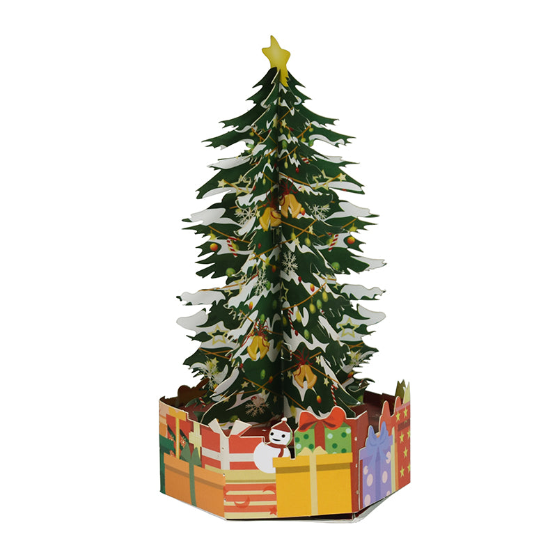 Season’s Centerpiece Xmas Tree 3D Pop Up Christmas Card