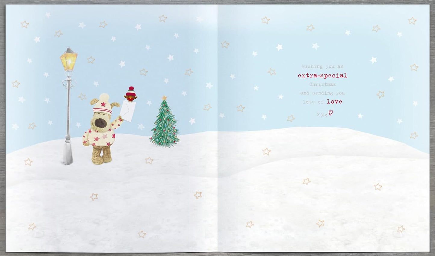Sending Wishes Across The Miles Christmas Card Boofle
