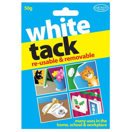White Tack Reusable and Removable