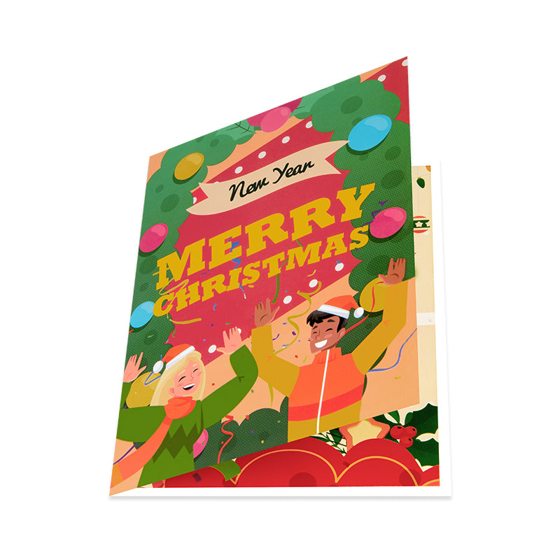 Festive Tree of Joy 3D Pop Up Christmas & New Year Card