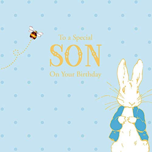 Peter Rabbit Special Son Birthday Card 