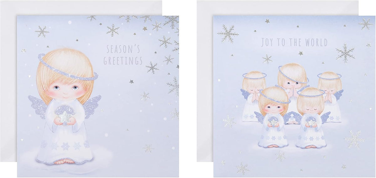 Scenic The Angels 16 Pack 2 Designs Charity Christmas Cards