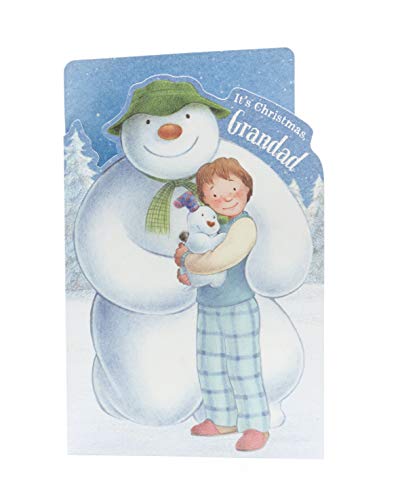 Grandad Christmas Card The Snowman And The Snowdog 