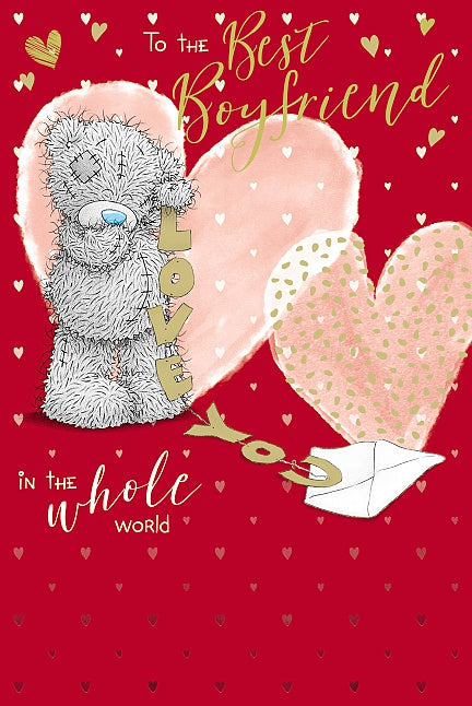 Me To You Bear Best Boyfriend Valentine's Day Card
