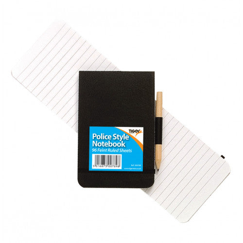 Police Style Elasticated Notebook