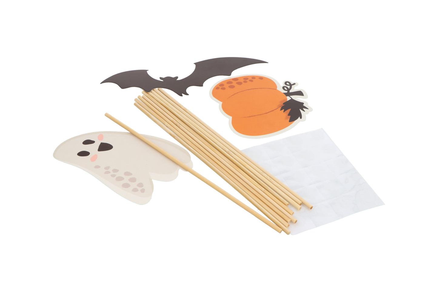Pack of 10 Pieces Halloween Photo Booth Props with Sticks